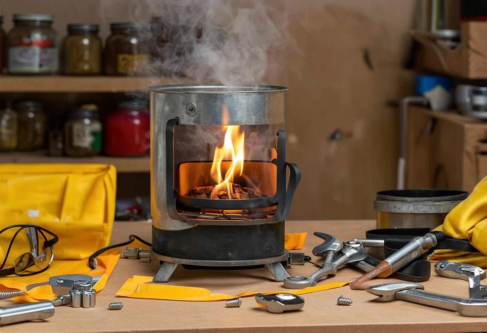 DIY oil burner